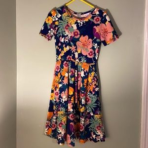 Lularoe Floral Amelia Dress